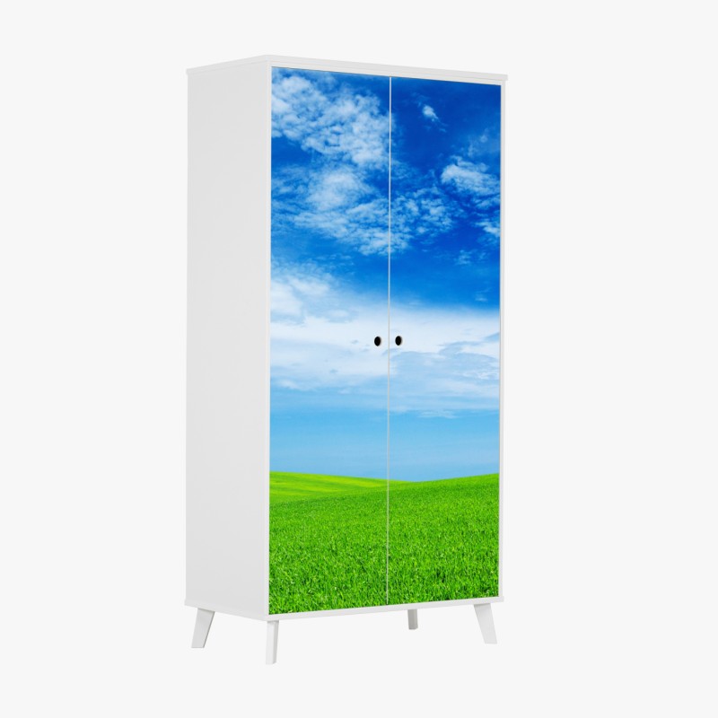 Naklejka na szafę złoty wzór art deco – Wallissimo®