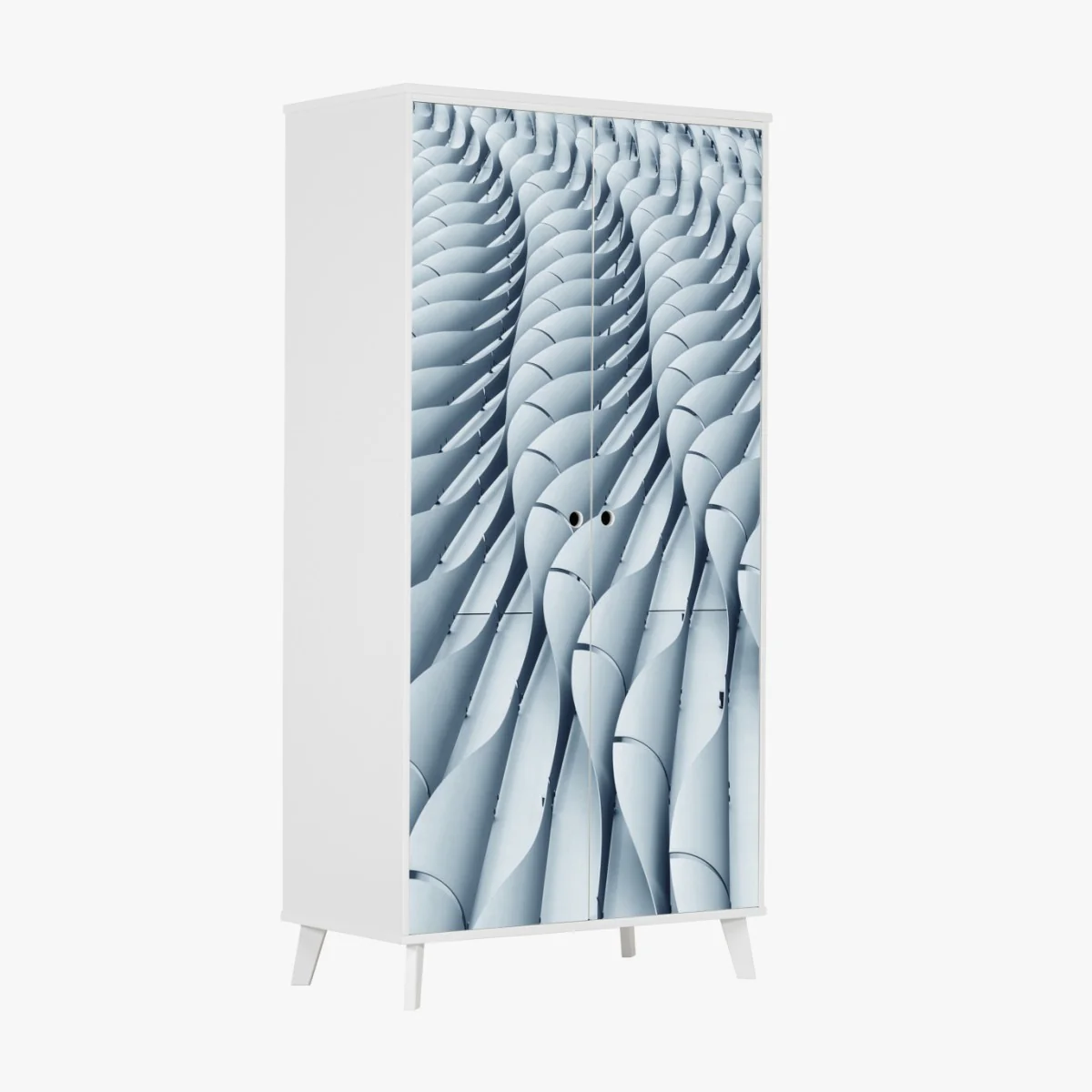 Naklejka na szafę abstrakcyjny wzór fasady architektonicznej – Wallissimo® Naklejka na szafę abstrakcyjny wzór fasady architektonicznej – Wallissimo®