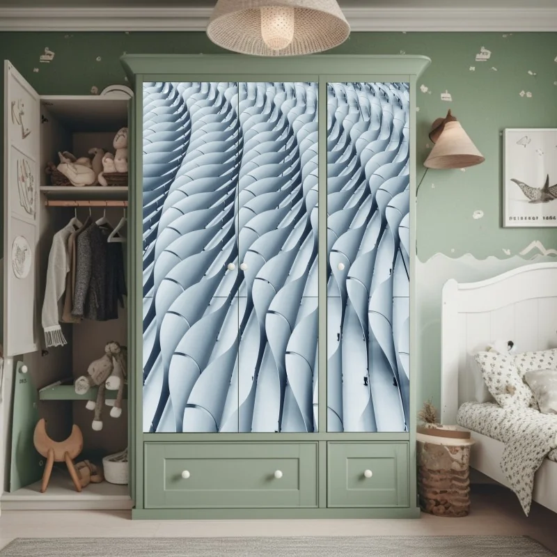 Naklejka na szafę ciemna tekstura łupka – Wallissimo®