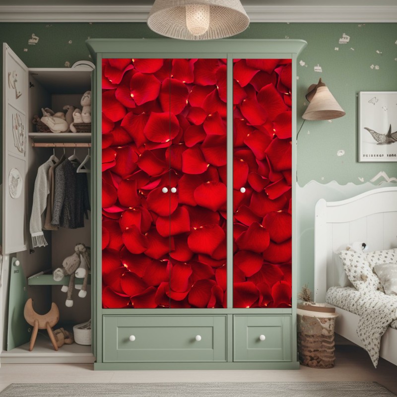 Naklejka na szafę beżowa tekstura marmuru – Wallissimo®