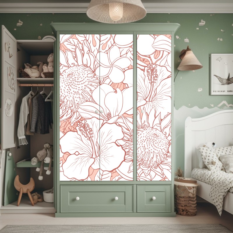 Naklejka na szafę spokojny wodospad Skradinski Buk w Parku Narodowym Krka – Wallissimo®