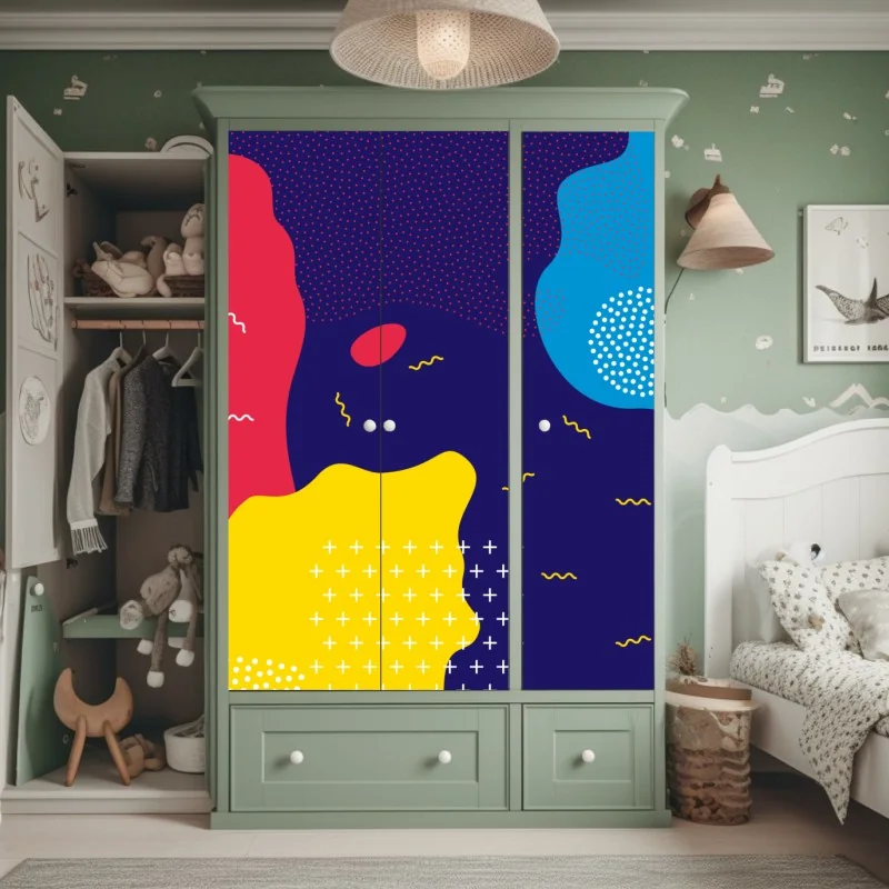 Naklejka na szafę tropikalna turkusowa zatoka panorama – Wallissimo®