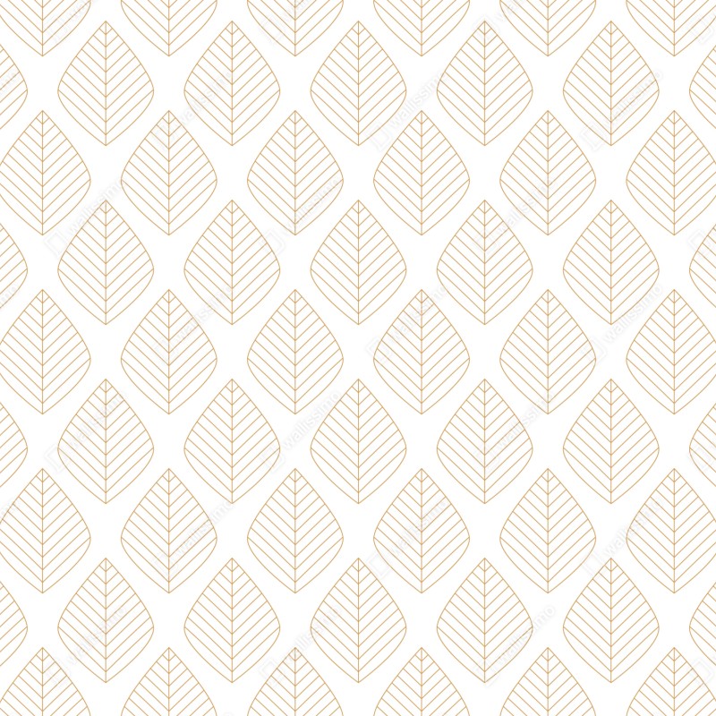 Naklejka na szafę elegancki złoty geometryczny wzór liści – Wallissimo® Naklejka na szafę elegancki złoty geometryczny wzór liści – Wallissimo®