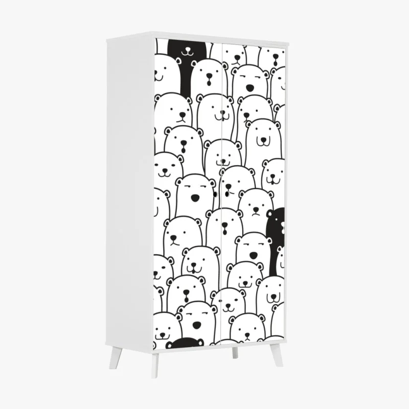 Naklejka na szafę spokojny wodospad Skradinski Buk w Parku Narodowym Krka – Wallissimo®