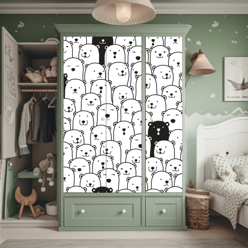 Naklejka na szafę spokojny wodospad Skradinski Buk w Parku Narodowym Krka – Wallissimo®