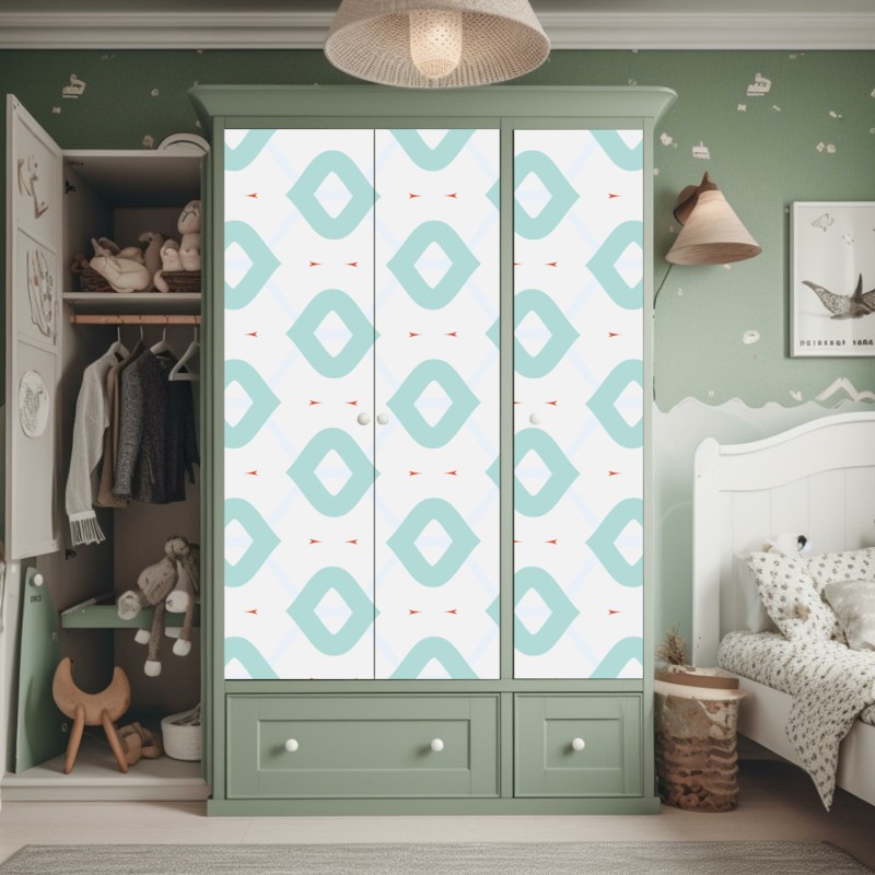 Naklejka na szafę Sanphet Prasat pałac nad jeziorem – Wallissimo®