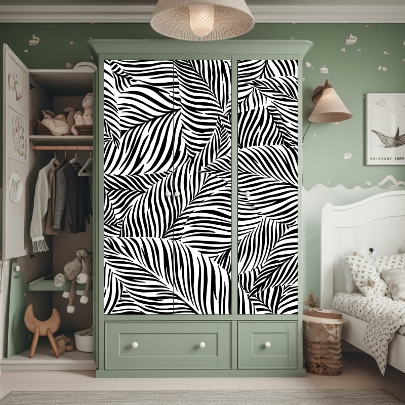 Naklejka na szafę poranna mgła nad jeziorem Pang Oung, Mae Hong Son – Wallissimo®