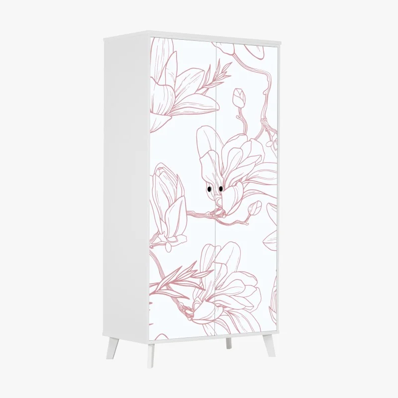 Naklejka na szafę Tadź Mahal odbicie w porannym świetle – Wallissimo®