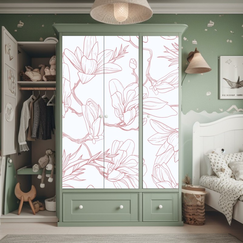 Naklejka na szafę Tadź Mahal odbicie w porannym świetle – Wallissimo®