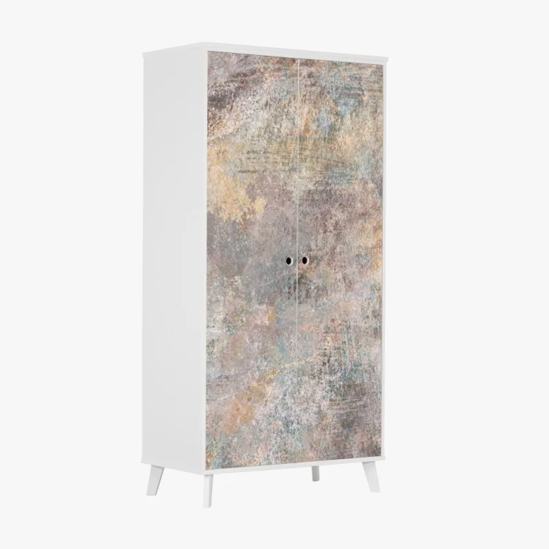 Naklejka na szafę leśny strumień porośnięty mchem – Wallissimo®