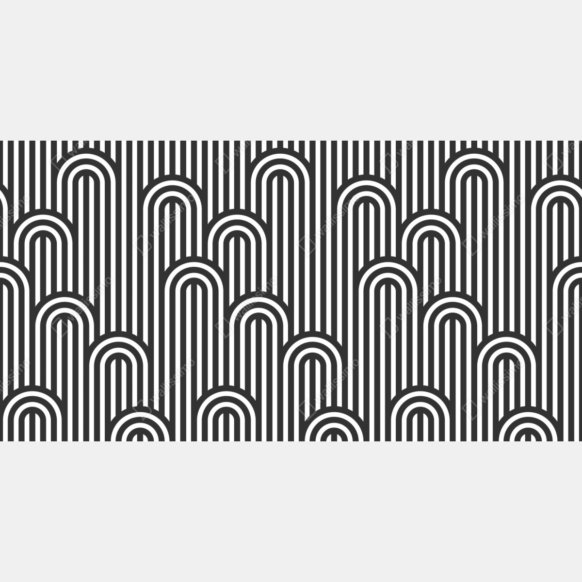 Naklejka na szafę czarno-biały geometryczny wzór w paski – Wallissimo® Naklejka na szafę czarno-biały geometryczny wzór w paski – Wallissimo®