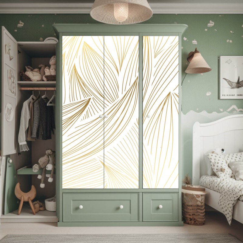 Naklejka na szafę majestatyczny alpejski szczyt zimą – Wallissimo®