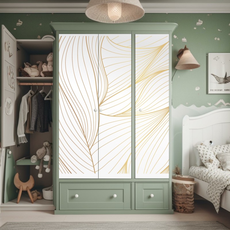 Naklejka na szafę ciemna tekstura łupka – Wallissimo®