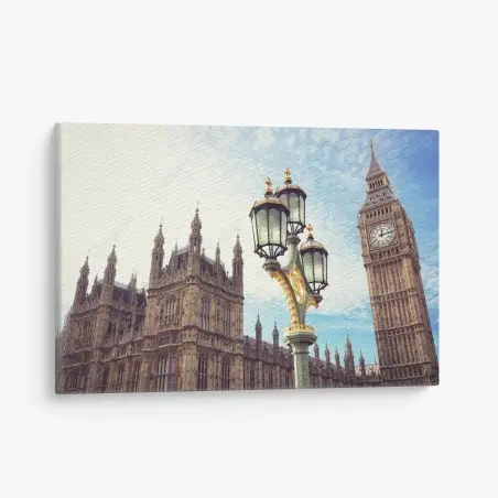 Obraz na płótnie Big Ben i Pałac Westminsterski w Londynie – Wallissimo®