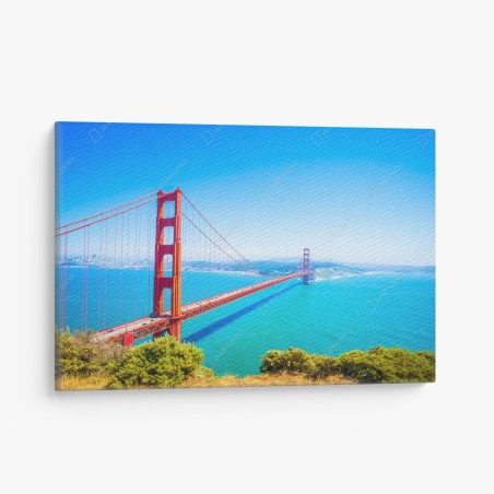 Obraz na płótnie most Golden Gate nad zatoką San Francisco – Wallissimo®