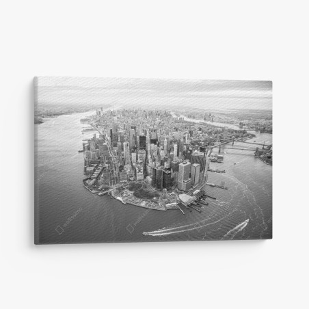 Obraz na płótnie Manhattan panorama z lotu ptaka – Wallissimo®