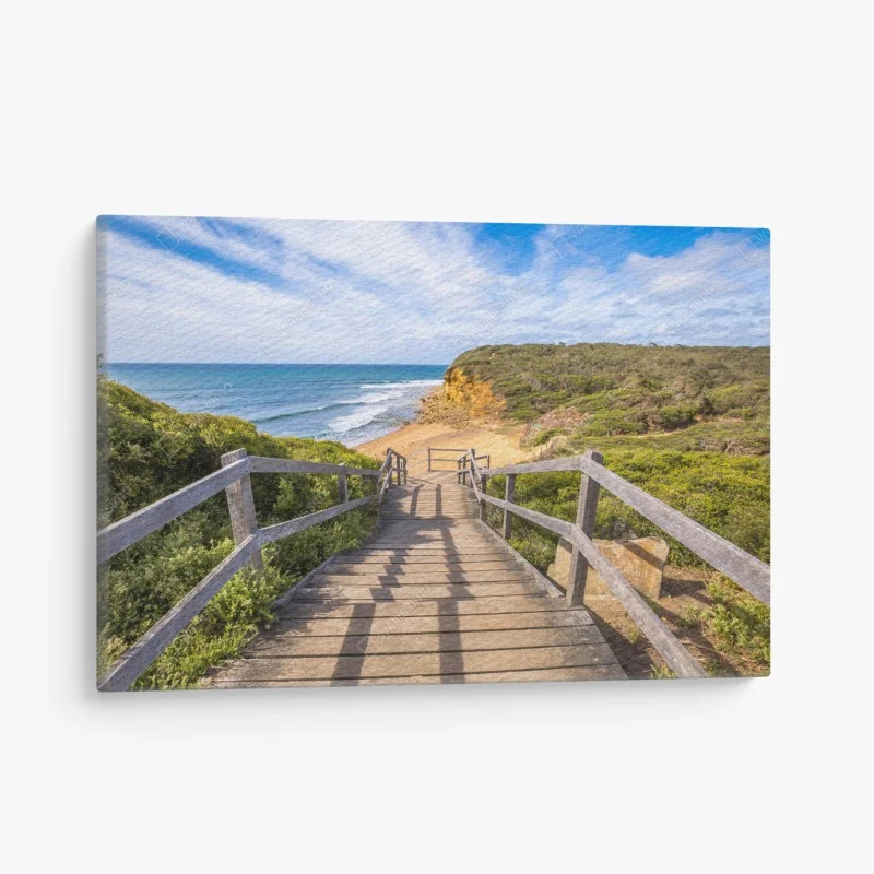 Obraz na płótnie ścieżka do Bells Beach nadmorski pejzaż