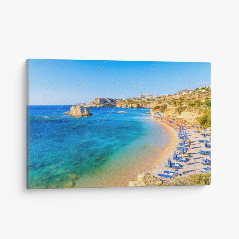 Obraz na płótnie plaża Ammopi, Karpathos błękitna zatoka