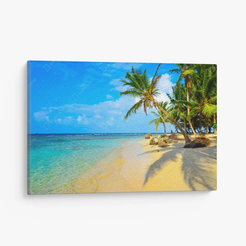 Obraz na płótnie tropikalna turkusowa plaża