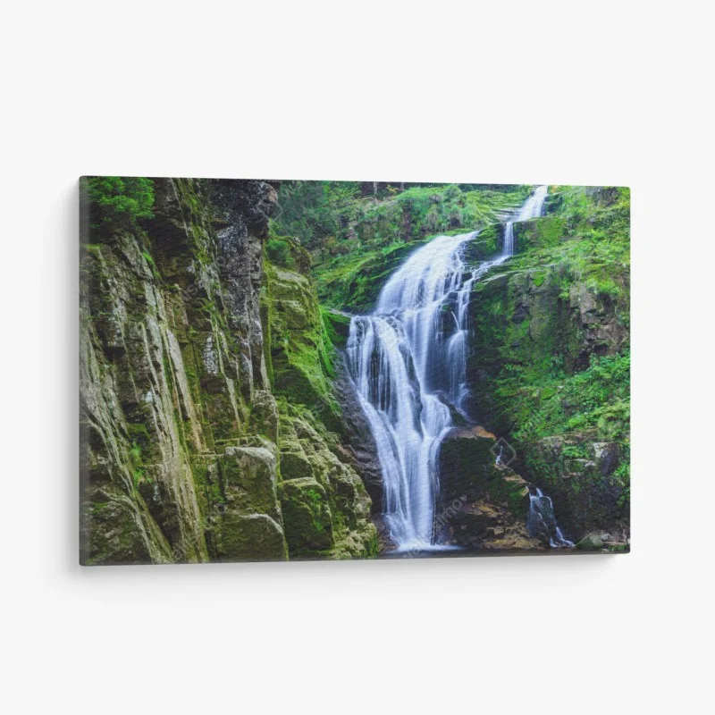 Obraz na płótnie wodospad Kamienczyk w Karkonoszach