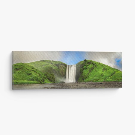 Obraz na płótnie panorama wodospadu Skogafoss – Wallissimo®