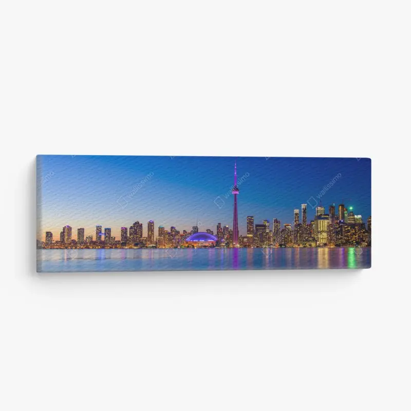 Obraz na płótnie Toronto panorama o zmierzchu