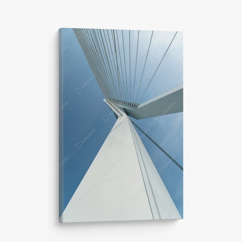 Obraz na płótnie wznoszące się linie: nowoczesny pylon mostu