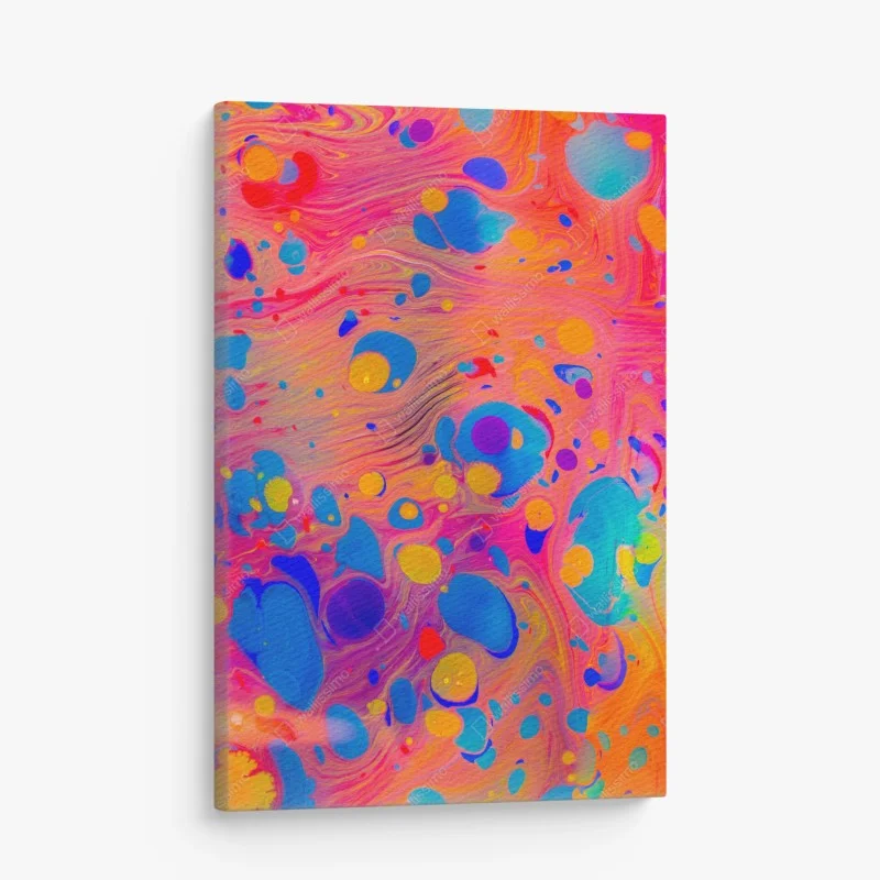 Obraz na płótnie otomańskie ebru marmurkowe fale