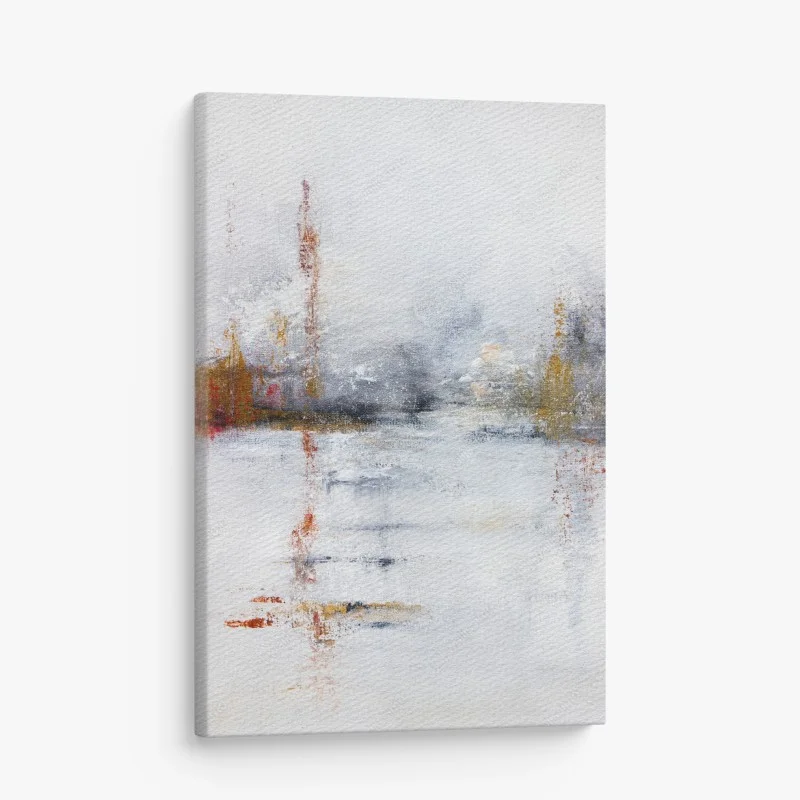 Obraz na płótnie spokojny abstrakcyjny krajobraz w delikatnych tonach