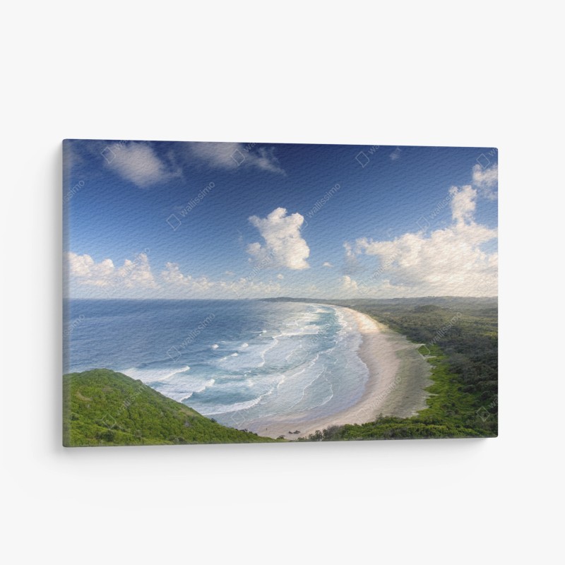 Obraz na płótnie panorama wybrzeża Byron Bay
