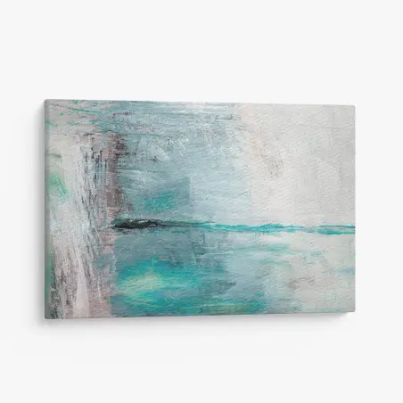 Obraz na płótnie spokojna turkusowa abstrakcyjna morska panorama – Wallissimo®