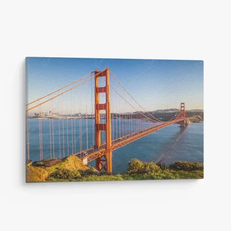 Obraz na płótnie panoramiczny widok na most Golden Gate – Wallissimo®