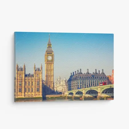 Obraz na płótnie Londyn z Big Benem i mostem Westminster – Wallissimo®