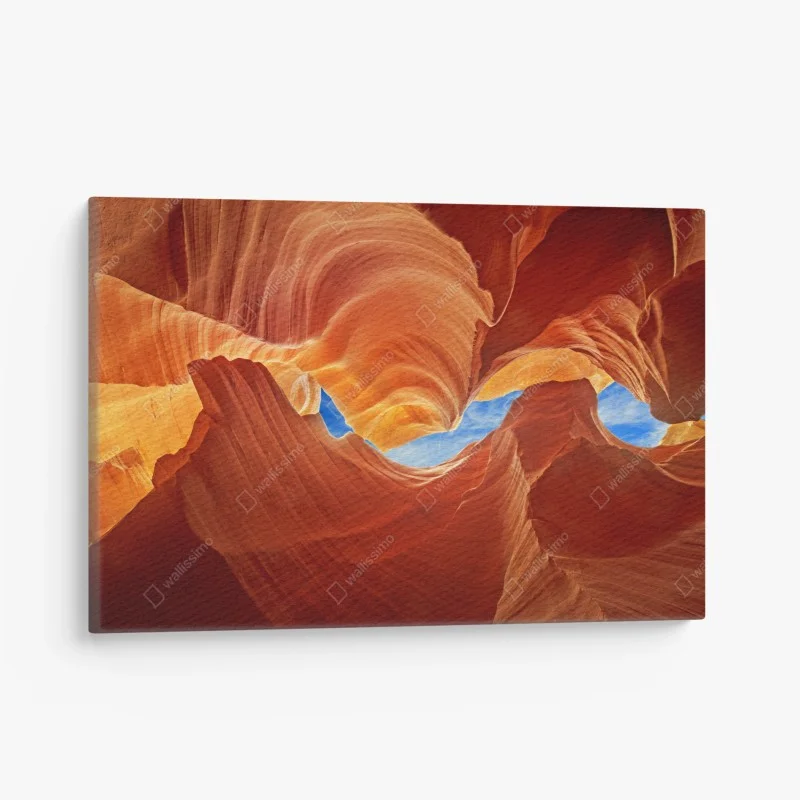 Obraz na płótnie Antelope Canyon wirujące piaskowcowe formy – Wallissimo® Obraz na płótnie Antelope Canyon wirujące piaskowcowe formy – Wallissimo®