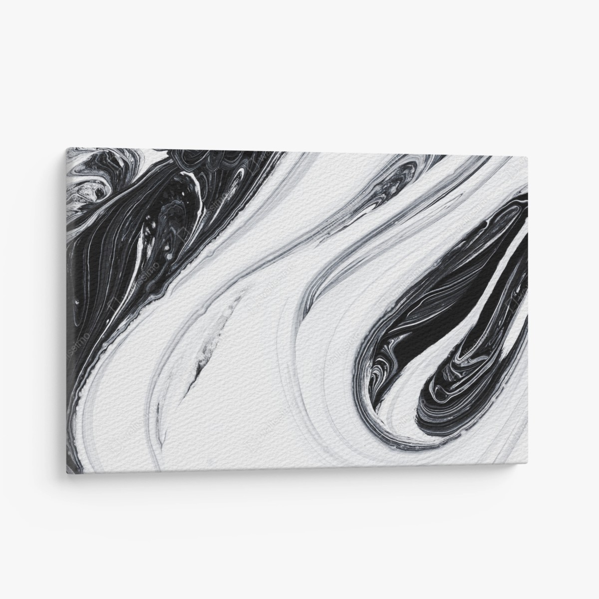 Obraz na płótnie monochromatyczne marmurowe wiry – Wallissimo®