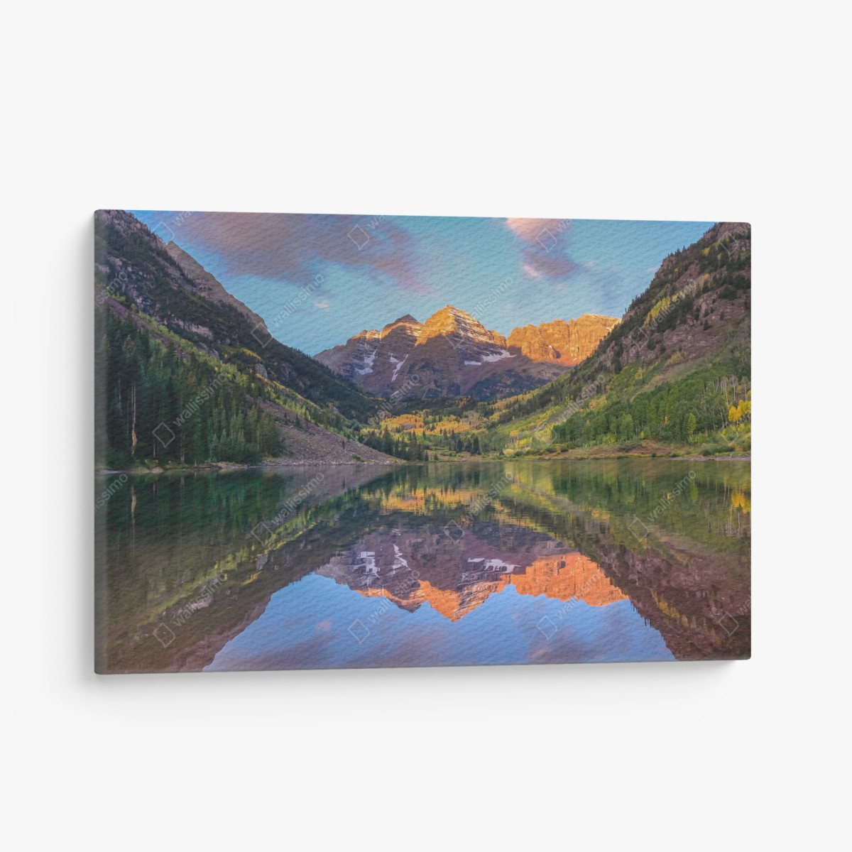 Obraz na płótnie wschód słońca nad Maroon Bells – Wallissimo®