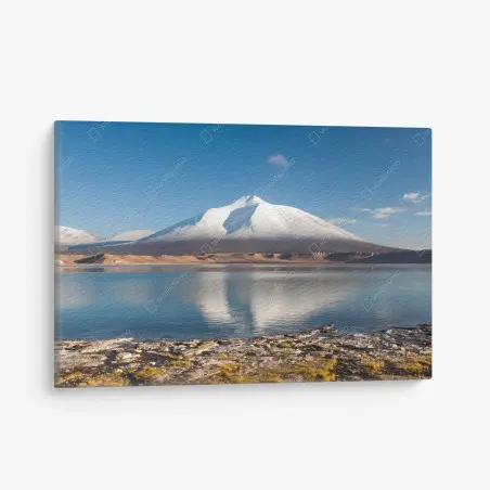 Obraz na płótnie Laguna Verde odbicie w Atacama – Wallissimo®