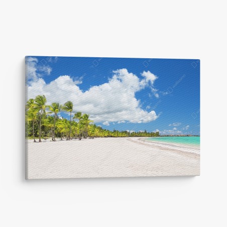 Obraz na płótnie tropikalna plaża w Punta Cana – Wallissimo®