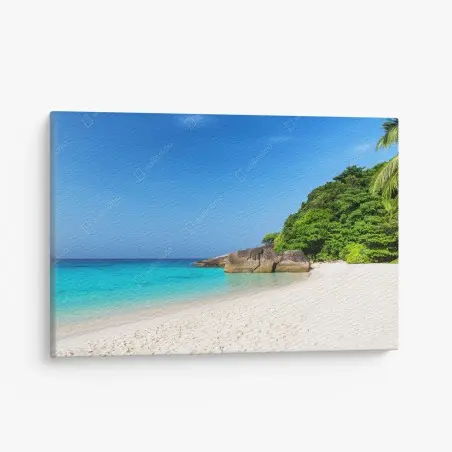 Obraz na płótnie Wyspy Similan turkusowa plaża – Wallissimo®