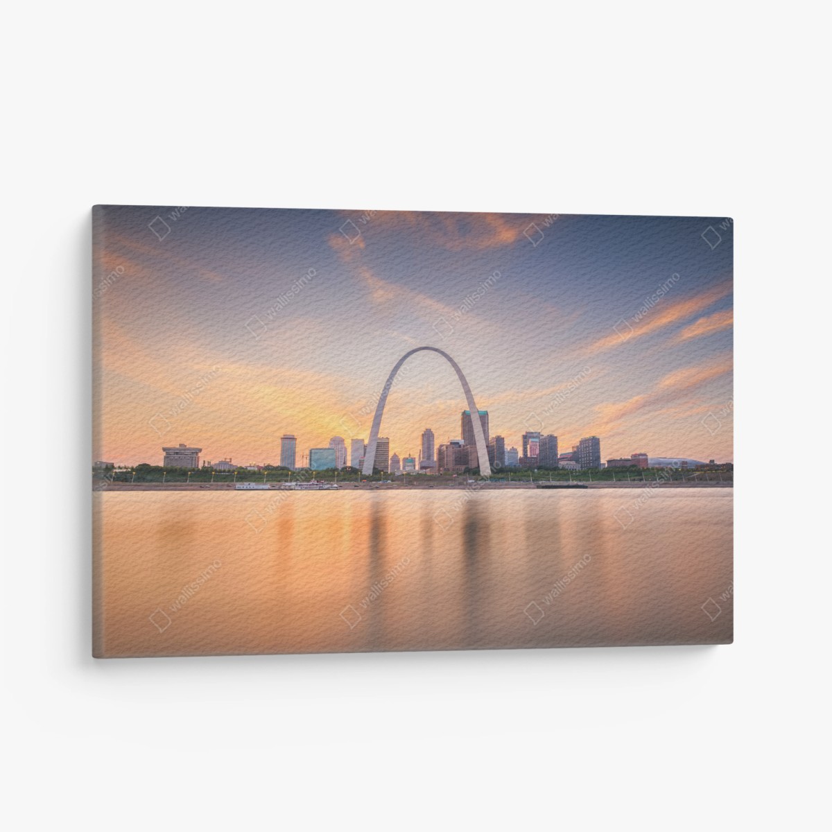 Obraz na płótnie St. Louis panorama o zmierzchu – Wallissimo®