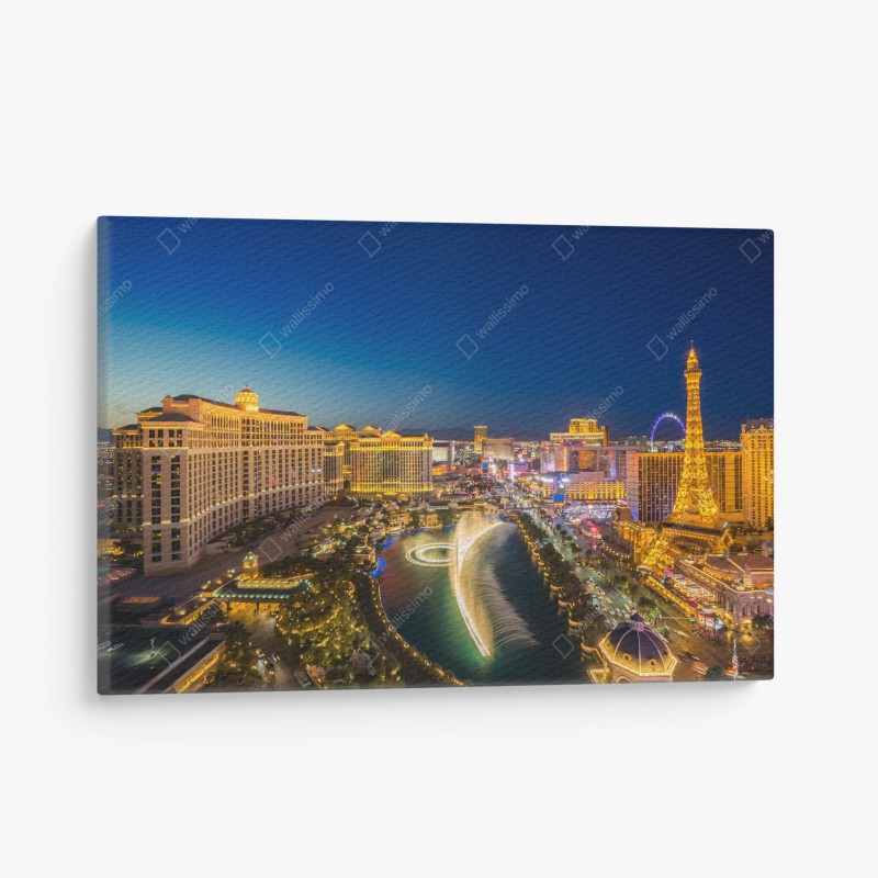 Obraz na płótnie panorama Las Vegas nocą