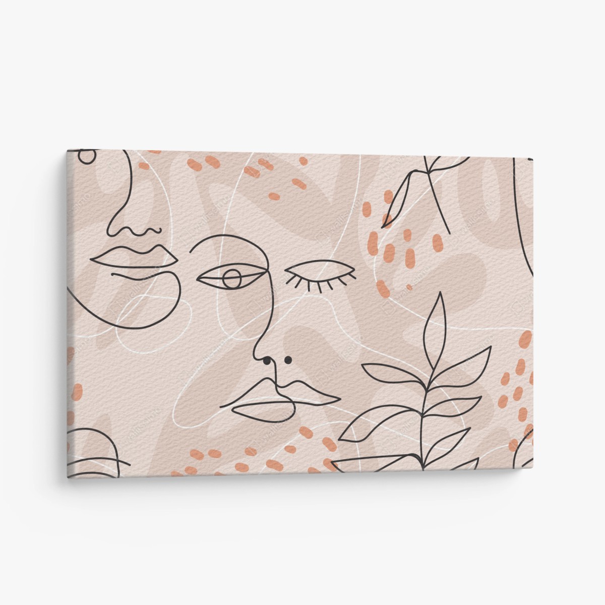 Obraz na płótnie pastelowe szkice twarzy – Wallissimo®