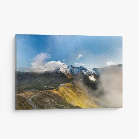 Obraz na płótnie Grossglockner panorama drogi w Alpach – Wallissimo®