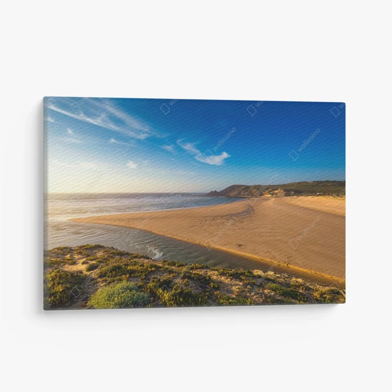 Obraz na płótnie Praia da Amoreira panoramiczny widok