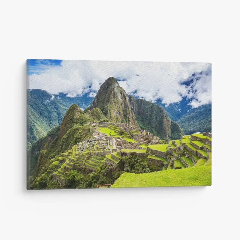 Obraz na płótnie Machu Picchu starożytne tarasy górskie