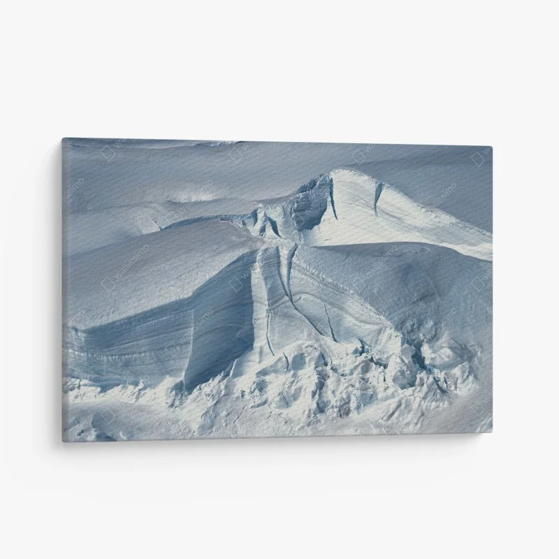Obraz na płótnie lodowiec i szczelina w błękicie