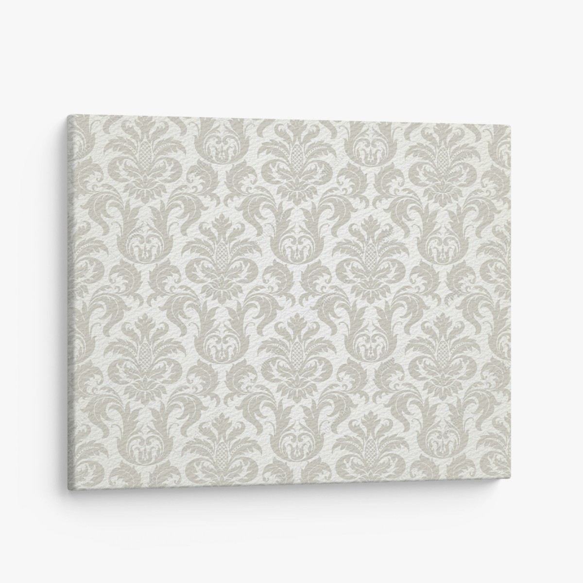 Obraz na płótnie elegancki beżowy wzór damask – Wallissimo®