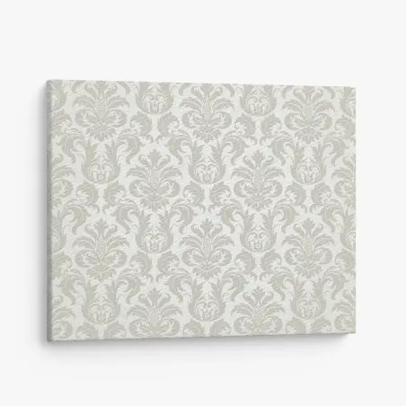 Obraz na płótnie elegancki beżowy wzór damask – Wallissimo®