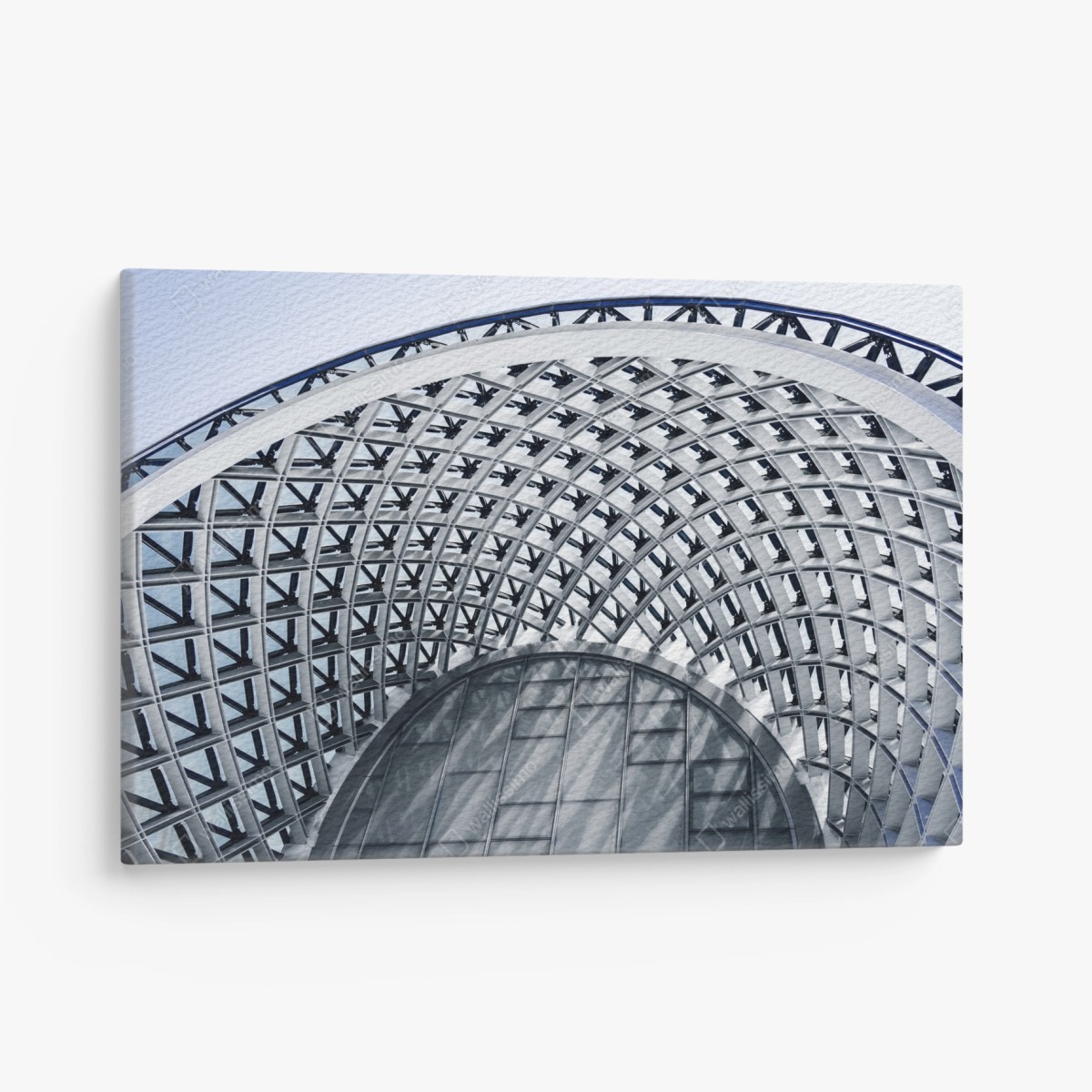Obraz na płótnie geometryczny łuk nowoczesnej architektury – Wallissimo®