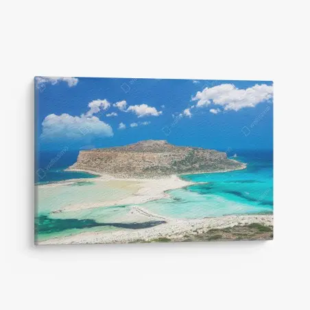 Obraz na płótnie Balos plaża i turkusowa laguna – Wallissimo®